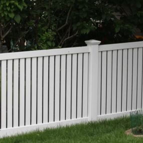 White Vinyl Fence