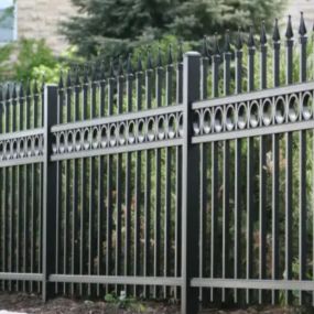 Black Aluminum Fence