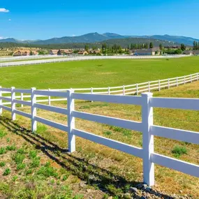 ranch rail fence