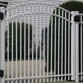 White Vinyl Fence