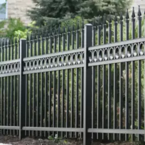 Black Aluminum Fence