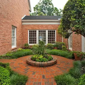 Courtyard photo of Porter Loring Mortuary