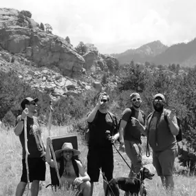 We are enjoying the beauty of Colorado on our hike!