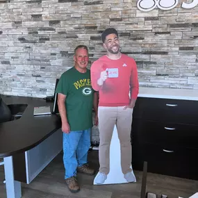 We love when our customer’s get excited to see Jake! #statefarm #jakefromstatefarm #packers #insurance #likeagoodneighbor