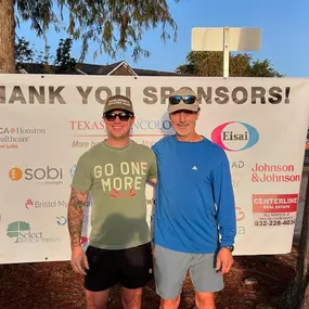 Grateful for the opportunity to be a sponsor for Texas Oncology’s 5k on this beautiful morning!