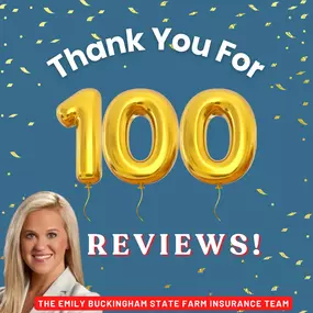 Thank you for 100 Google reviews!