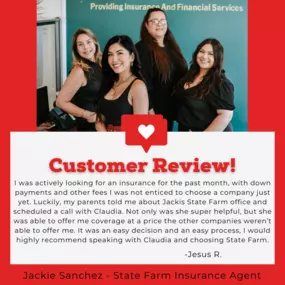 Jackie Sanchez - State Farm Insurance Agent