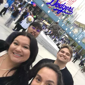 Jackie Sanchez - State Farm Insurance Agent team outing, Go Dodgers!