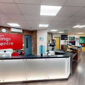 Reception area at Kings Centre