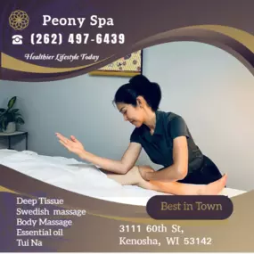 Massage techniques are commonly applied with hands, fingers, 
elbows, knees, forearms, feet, or a device. 
The purpose of massage is generally for the treatment of 
body stress or pain.