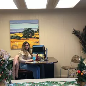 Our office is open and our Christmas Decor is up!