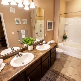 Bathroom at Park Place Apartments