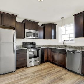 Fully Equipped Kitchen with Stainless Steel Appliances