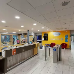 Reception at Aston-cum-Aughton Leisure Centre