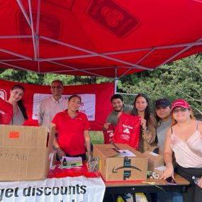 It was great seeing my team handing out Back to School @ Greater Brunswick Charter School  to the Middle School & Kindergarten kids.