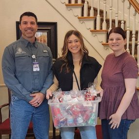 Today we celebrated National Caregivers Day by getting treat bags to some of our local caregivers. They do so much work that can go unnoticed.