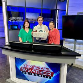 “Weather” you knew it was National Meteorologist Day or not, we made it “rain” snacks upon our local Meteorologist!
We are “snow” thankful for them keeping us safe during this storm season.