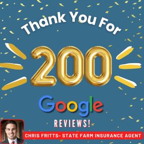 We would like to give a huge thank you to all of our wonderful customers for 200 Google Reviews!