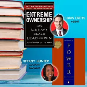 It's NATIONAL BOOK LOVERS DAY!  We're sharing a couple of favorites from Chris Fritts State Farm. My favorite book is Extreme Ownership and team member Tiffany's favorite book is The 48 Laws of Power. What's your favorite book? We'd love to hear your suggestions!