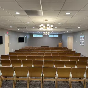 Interior photo of reception center at Simplify Cremations & Funerals