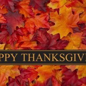 Wishing are wishing everyone a joyful Thanksgiving. We are so grateful to each and everyone one of you.