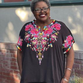 Spread a little sunshine in this new embroidered poncho top from Savannah Jane. 
Shop online at Infullswing.com or give us a call at the store at 510-654-5144.⁠