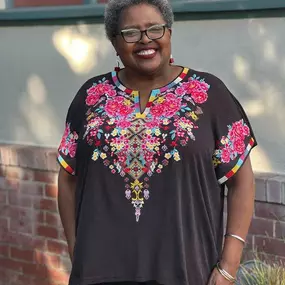 Spread a little sunshine in this new embroidered poncho top from Savannah Jane. 
Shop online at Infullswing.com or give us a call at the store at 510-654-5144.⁠