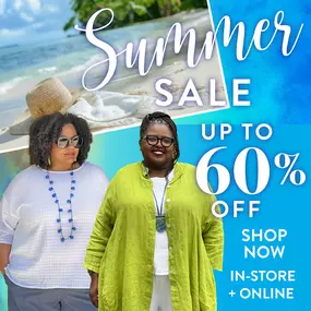 Come join our Summer Sale Celebration Today!
Shop in store and you'll be entered into our $100 Giftcard Giveaway.