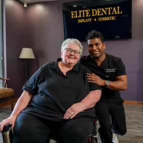 Pleasanton TX dentists, Dr. Mohan Raj Jaganathan DDS and Dr. Veena Raja DDS PhD

Elite Dental
1144 West Oaklawn Road
Pleasanton, TX 78064
(830) 569-3888
https://elitedentaloffice.com/our-locations/pleasanton/