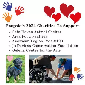 Poopsie's 2024 Charities to Support