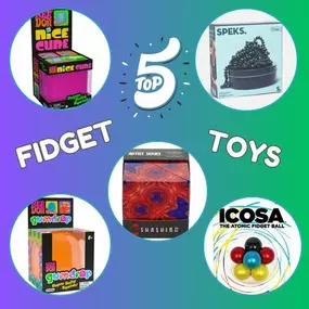 There are SO MANY fun fidget toys... but these are some of best sellers! Mostly quiet too, so they don't annoy the teachers ????