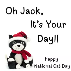 Happy Cat Day Everyone!! I bet those furry friends will be causing extra mischief today!