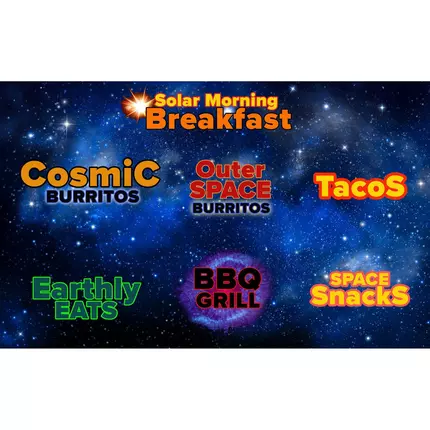 Logotipo de Cosmic Burrito Tequila Bar, Food Truck and catering