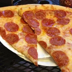 Authentic New York pizza in California