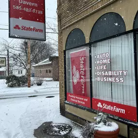 Snowy in the Roc today!