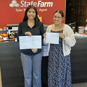 Congratulations to two incredible team members, Lili and Esme on passing new insurance exams!