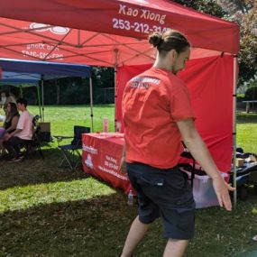 Kao Xiong State Farm Team at a local event