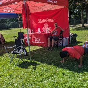 Kao Xiong State Farm Team at a local event