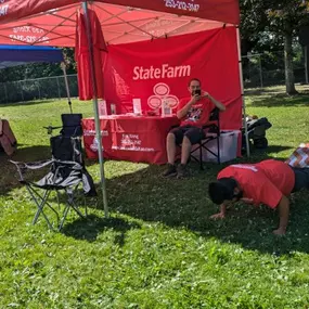 Kao Xiong State Farm Team at a local event