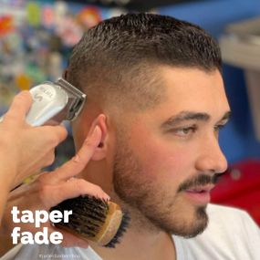 taper fade haircut Knapps Corner