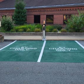 Image of EV Charging Bay Markings by G-FORCE Providence RI