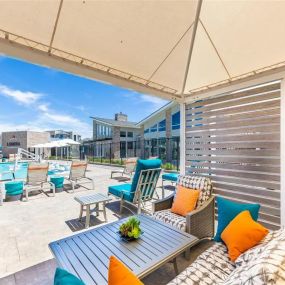 Cabanas by pool