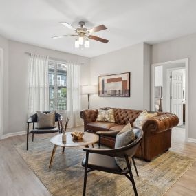 Living Room with Expansive Windows