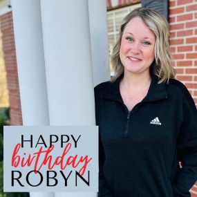 Happy birthday to our Office Manager, Robyn! We thank you for being a great leader for the team and hope you have a special day!