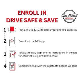 Enroll in Drive Safe & Save today and start saving on your auto insurance. Give us a call for help!