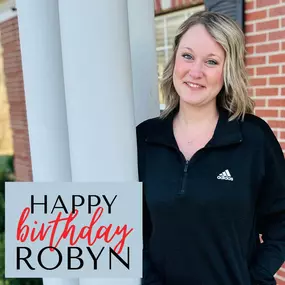 Happy birthday to our Office Manager, Robyn! We thank you for being a great leader for the team and hope you have a special day!