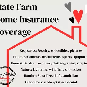 What does homeowners insurance cover? Of course, the ability to repair or replace your home is foremost in homeowners coverage, but it also covers the items you value that aren’t permanently attached to your home or your property. Like, for instance... 
Text or call us to review your homeowners policy or get setup today!