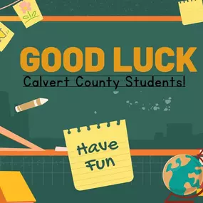 Good luck to all the students and teachers returning to school today and tomorrow! We hope you have the best school year! #20242025 #backtoschool #calvertcounty #somd #gibsonstatefarm