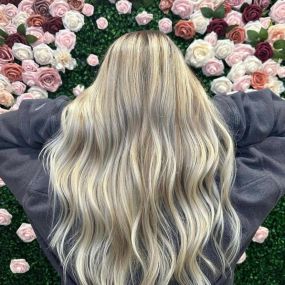 Blonde highlights, custom color