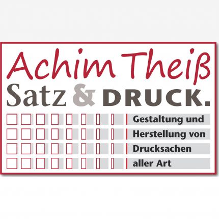 Logo da Achim Theiß - Satz & Druck.